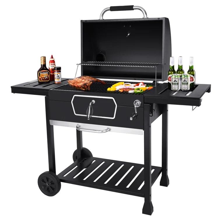 Royal Gourmet Deluxe 30-Inch Charcoal Grill, Black