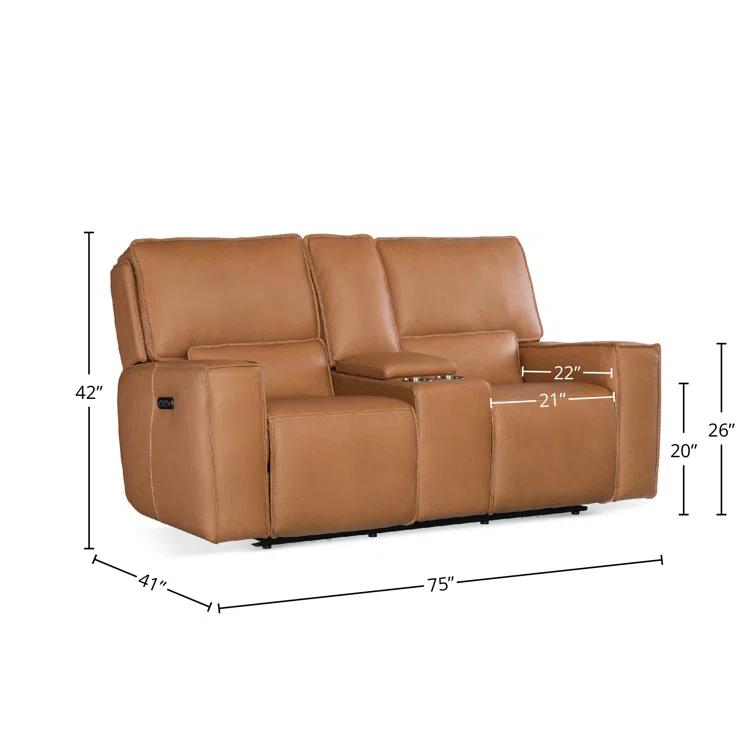 Miles Zero Gravity PWR Console Loveseat w/PWR Headrest