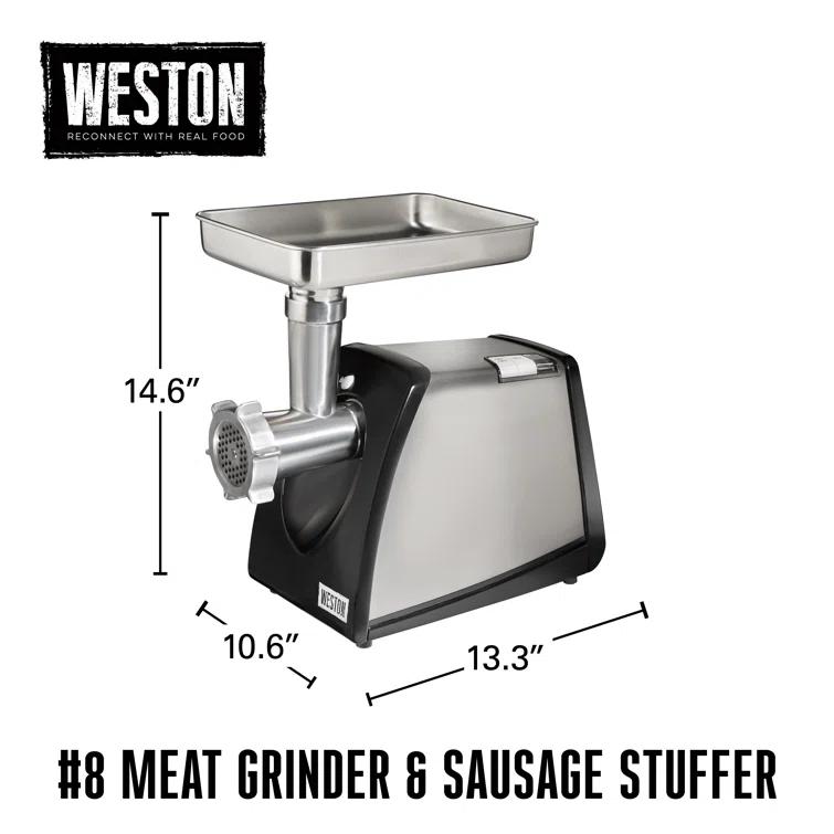 Weston Weston Stainless Steel Electric Meat And Sausage Mixer