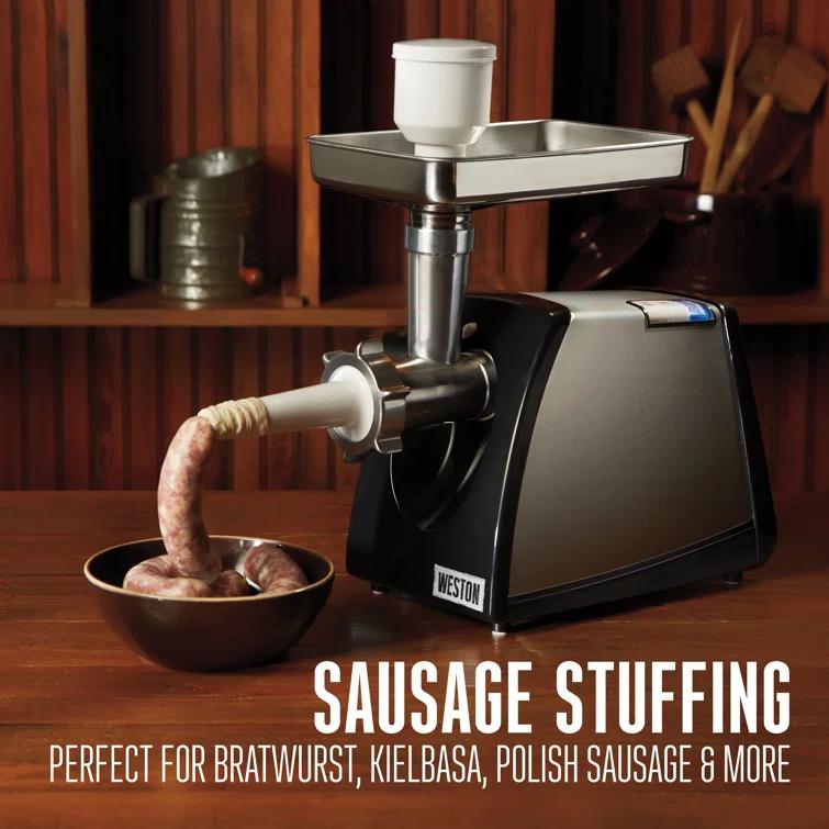 Weston Weston Stainless Steel Electric Meat And Sausage Mixer