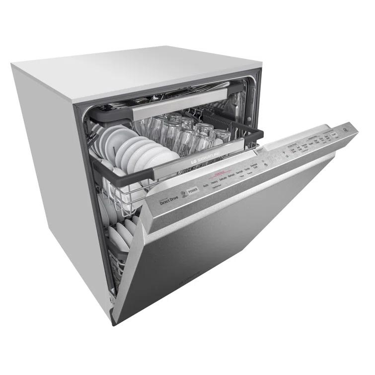 LG LG Smart Top Control Dishwasher with 1-Hour Wash & Dry, QuadWash® Pro, TrueSteam ®and Dynamic Heat Dry LDTH7972S