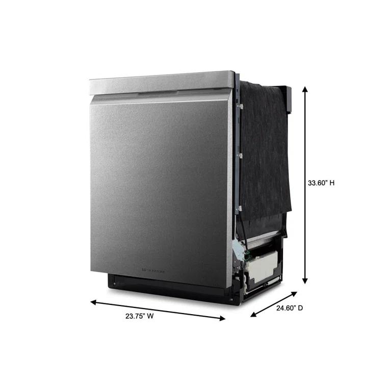 LG LG Smart Top Control Dishwasher with 1-Hour Wash & Dry, QuadWash® Pro, TrueSteam ®and Dynamic Heat Dry LDTH7972S