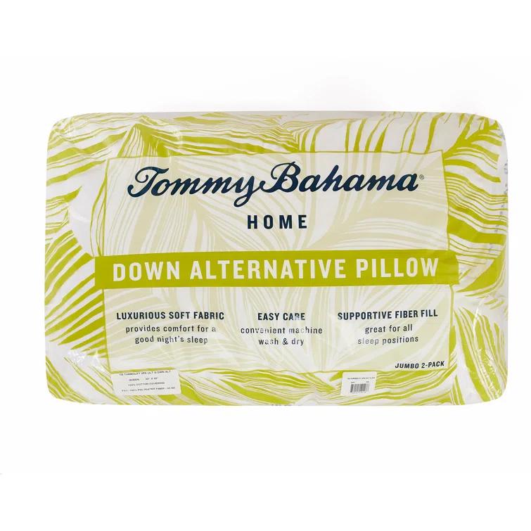 Tommy Bahama Home Tommy Bahama® Home Logan Ultimate Down Alternative Medium Support Twin Pack Pillow - Hypoallergenic, Assembled in the USA