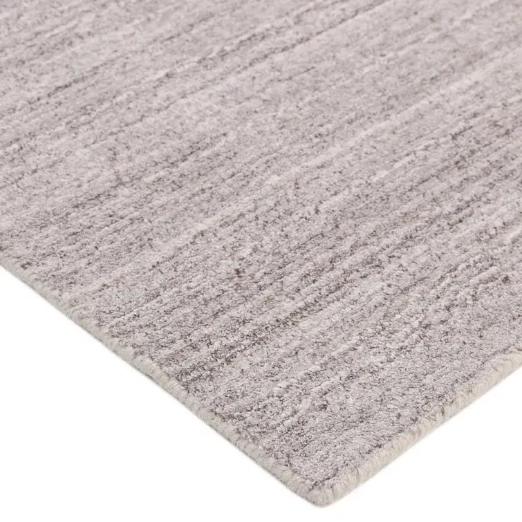 Solo Rugs Halsey Handmade Area Rug, 8 ft x 10 ft, Linen