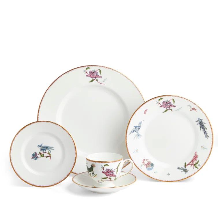 Wedgwood Kit Kemp Mythical Creatures 5 Piece Bone China Place Setting Set, Service for 1 | Wayfair