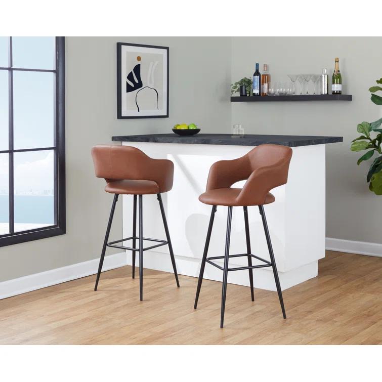 Margarite Fixed-Height Barstool - Set Of 2