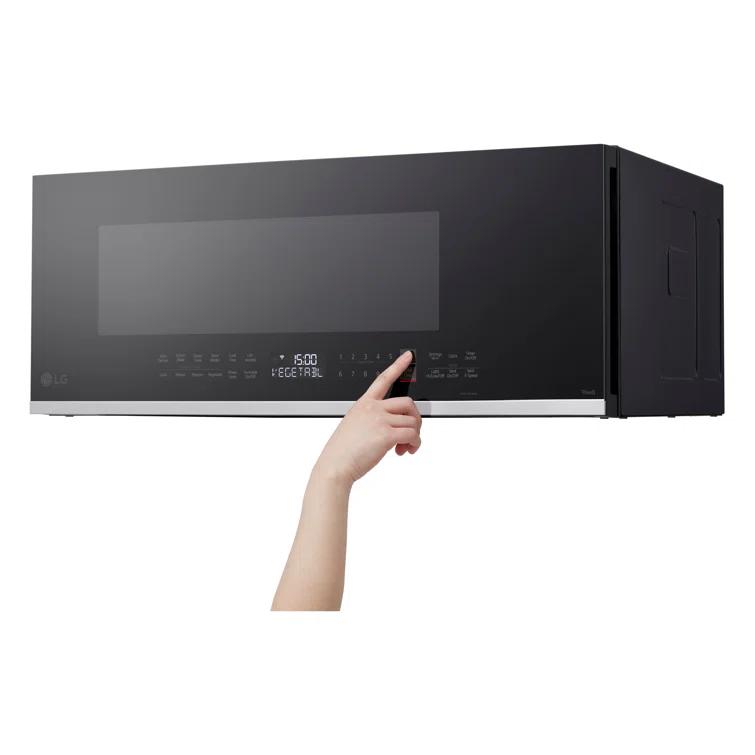 LG 1.3 Cu. Ft. Smart Low Profile Over-the-Range Microwave Oven with Sensor Cook