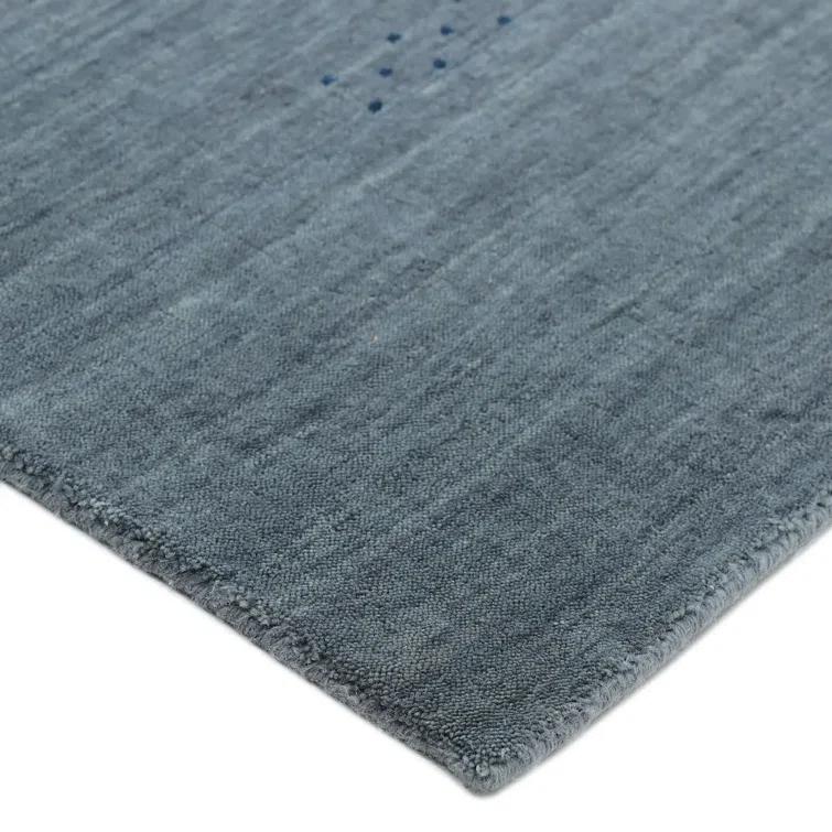 Cyrena Hand-Loomed Wool Rug - Slate / 5' x 8'
