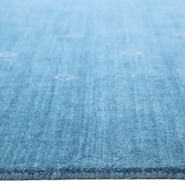 Cyrena Hand-Loomed Wool Rug - Sapphire / 10' x 14'