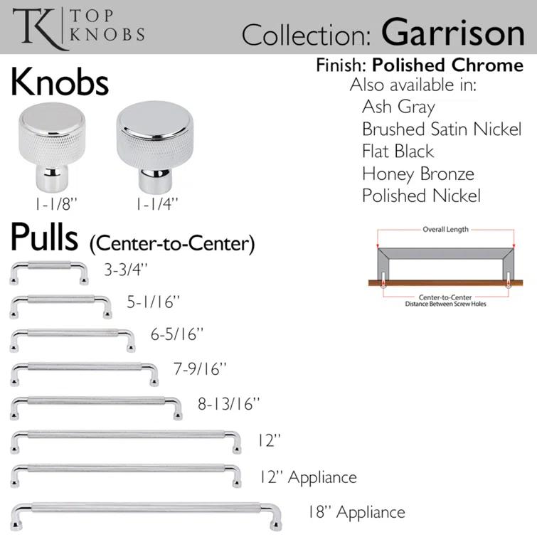 Top Knobs Garrison Bar Pull