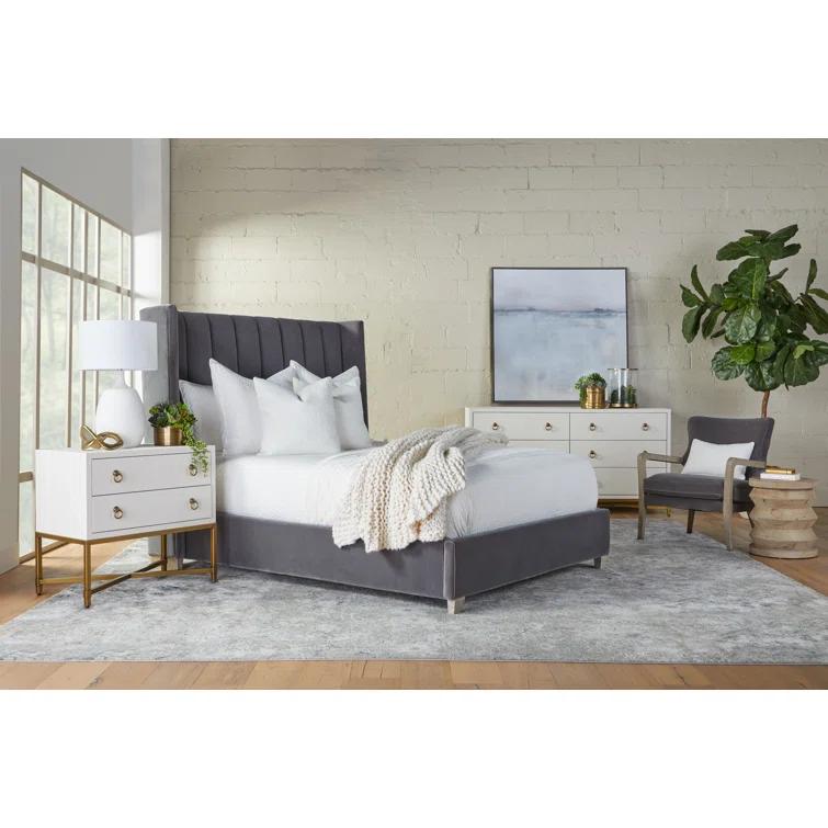 Everly Quinn Taiyab Upholstered Platform Bed