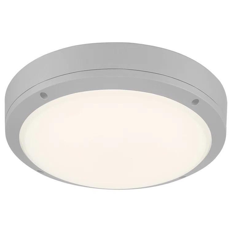 Access Lighting Rockaway Dual Voltage Outdoor LED Flush Mount - Satin