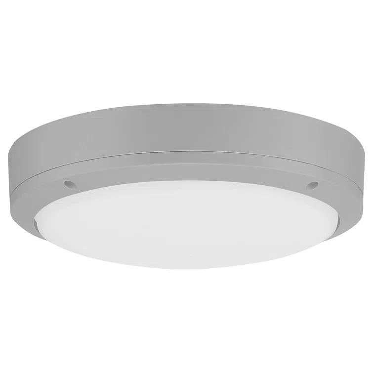 Access Lighting Rockaway Dual Voltage Outdoor LED Flush Mount - Satin