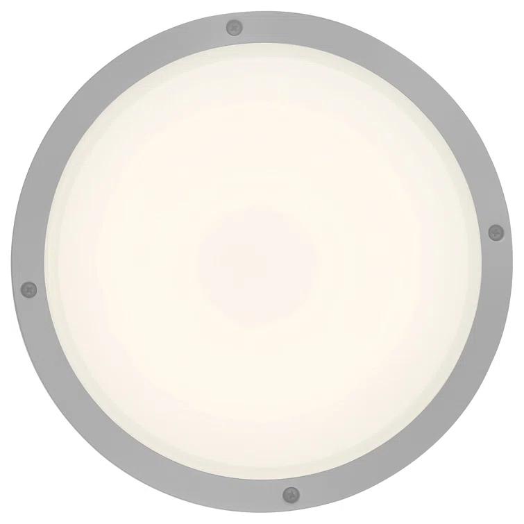 Access Lighting Rockaway Dual Voltage Outdoor LED Flush Mount - Satin