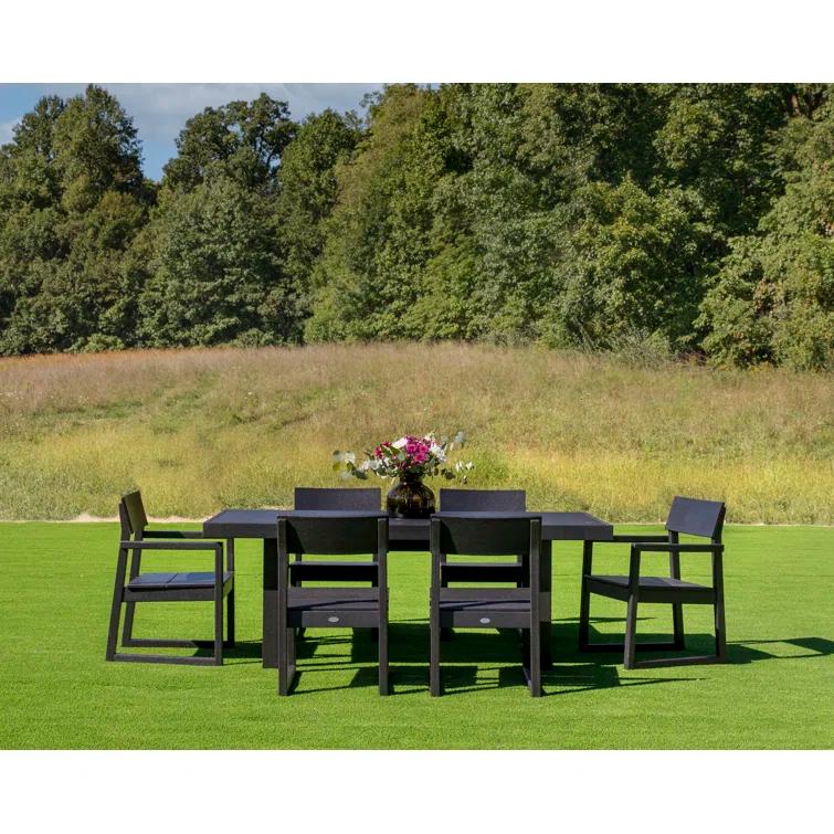 Edge Rectangular 6-Person 78'' Long Dining Set