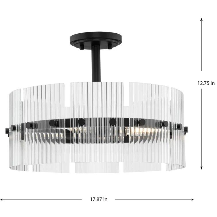 Four-Light Contemporary Pendant