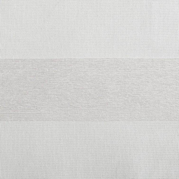Vera Wang Vera Wang Chenille Waffle Stripe Beige Duvet Cover Set