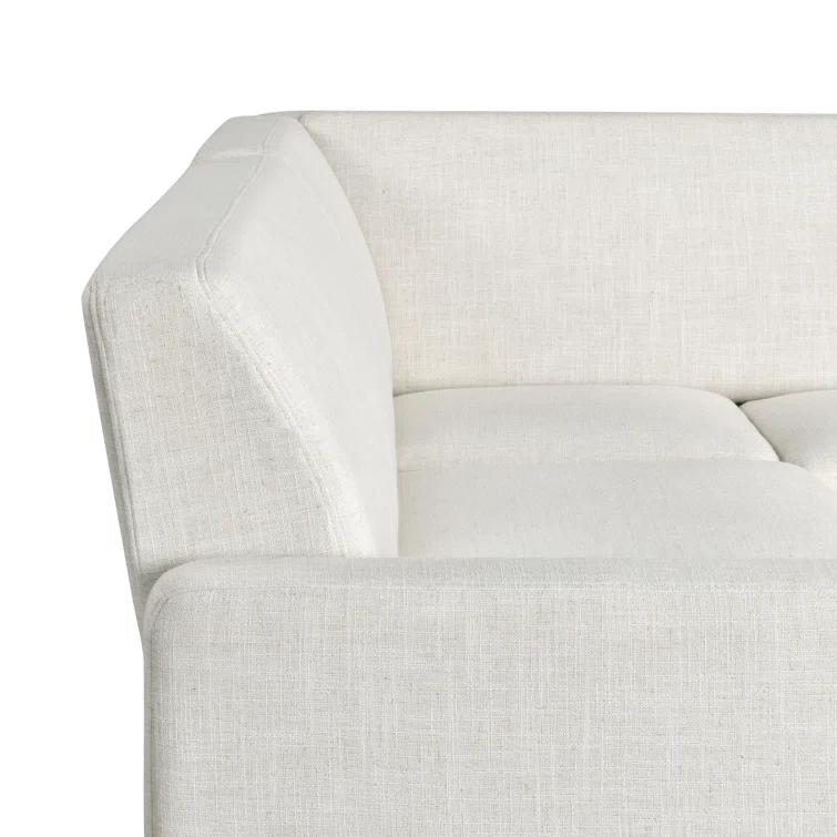 Gomez Sofa Bumper Sectional Cream