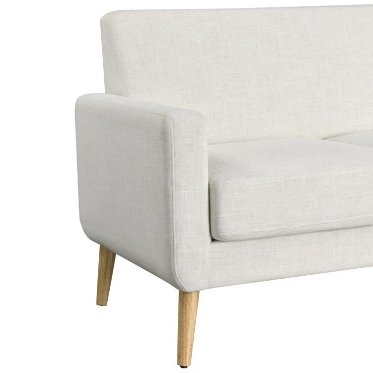 Gomez Sofa Bumper Sectional Cream