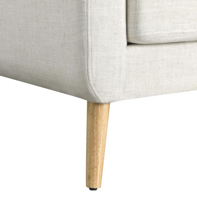 Gomez Sofa Bumper Sectional Cream