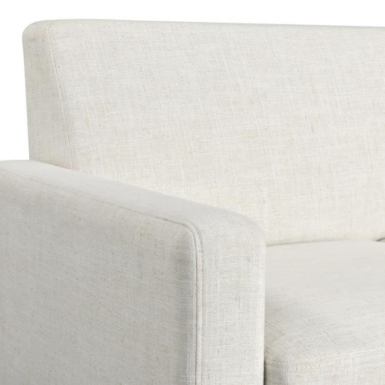 Gomez Sofa Bumper Sectional Cream