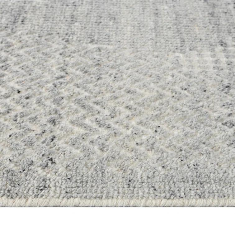 Arlington Moroccan Gray Hand-Knotted Area Rug