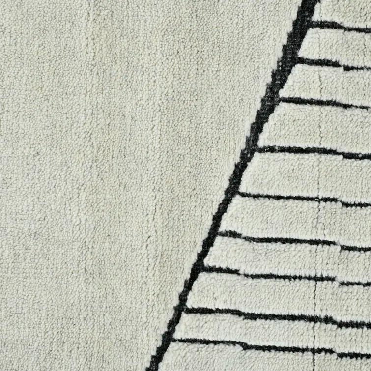 Arlington Moraccan Ivory Hand-Knotted Area Rug