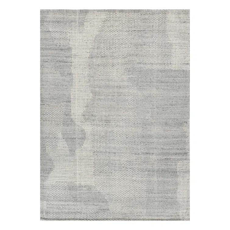 Arlington Moroccan Gray Hand-Knotted Area Rug