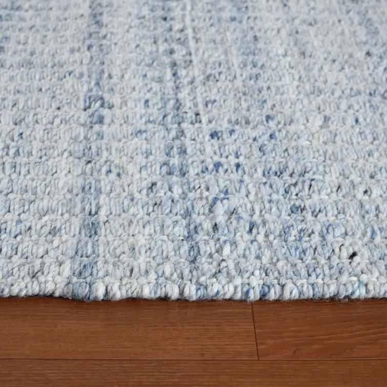Atlantic StripedSky Blue Hand-Woven (Outdoor) Area Rug