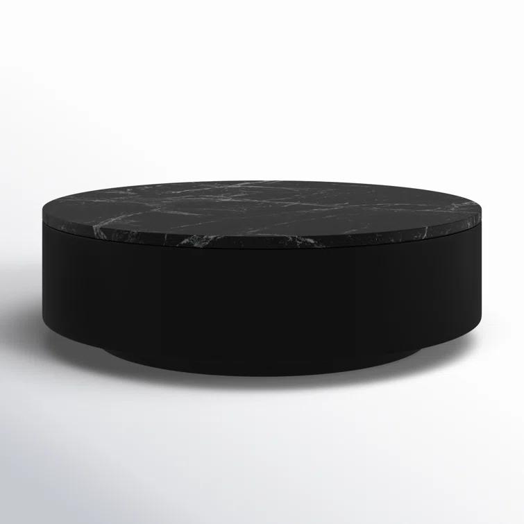 Duke Round Coffee Table - Black