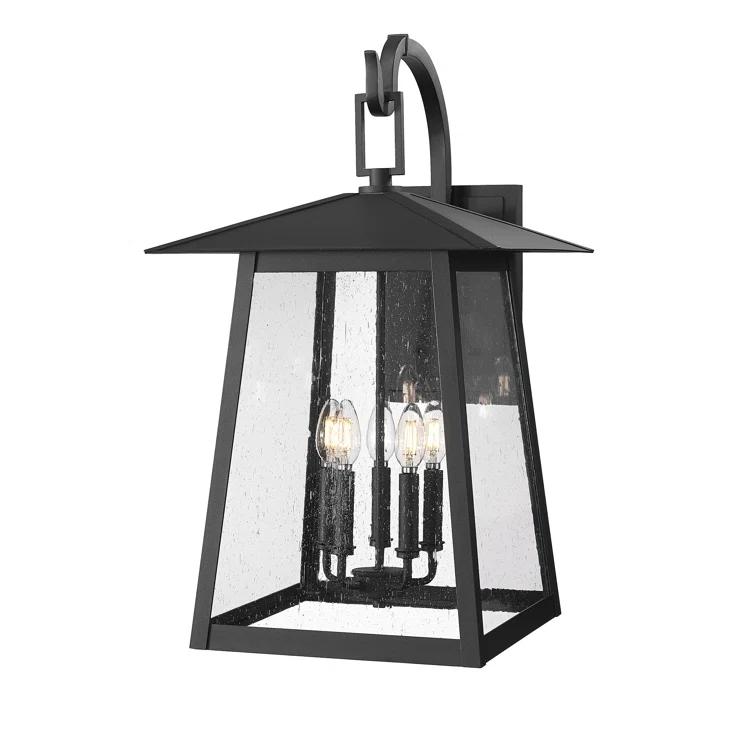 Z-Lite Rainer 5 Light Outdoor Wall Light in Black
