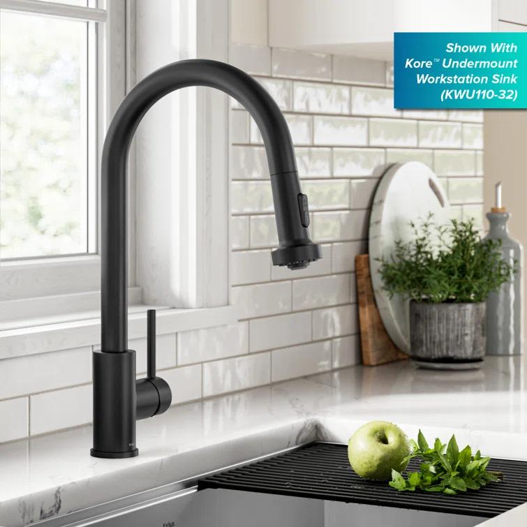 KRAUS Bolden 2-Function Single Handle Pull Down Kitchen Faucet