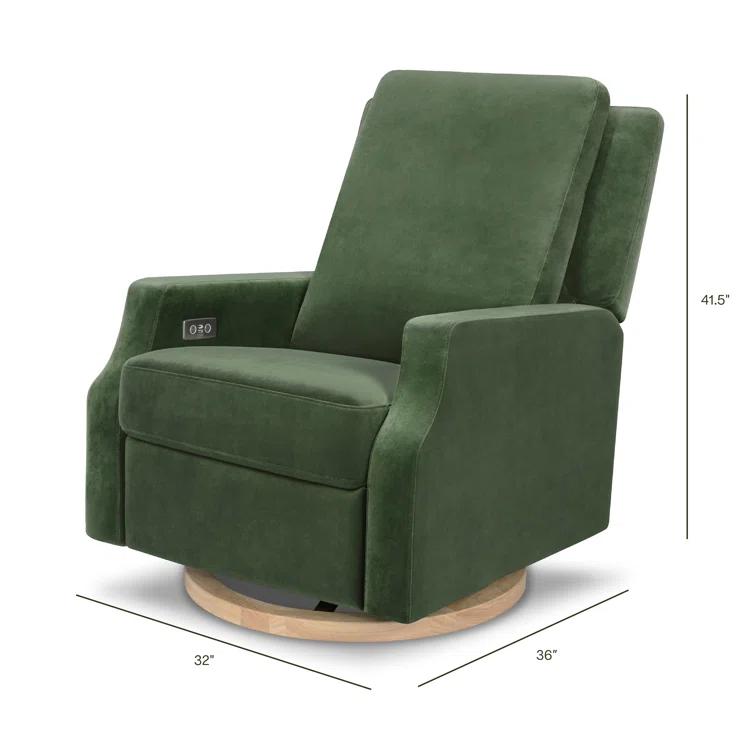 Crewe Electronic Recliner and Swivel Glider in Eco-Performance Fabric