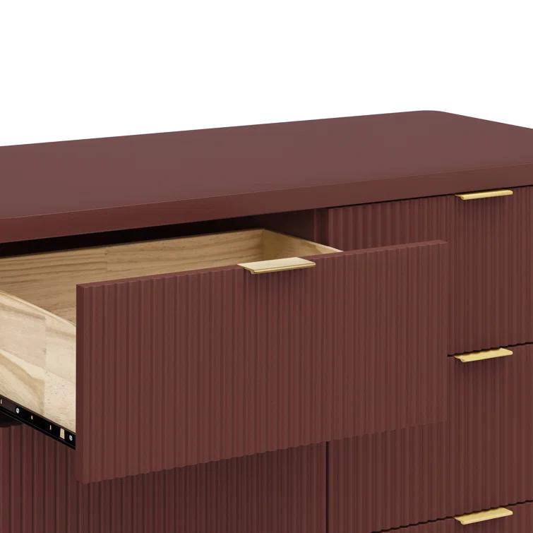 Brimsley Tambour 6 - Drawer Assembled Dresser