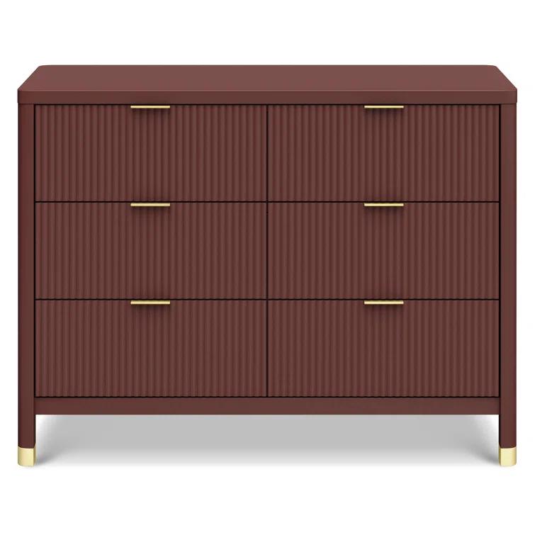 Brimsley Tambour 6 - Drawer Assembled Dresser