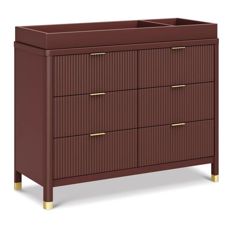 Brimsley Tambour 6 - Drawer Assembled Dresser