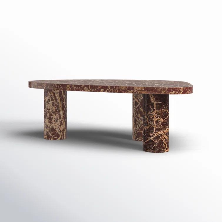 Mariano Coffee Table - Merlot Marble / Large