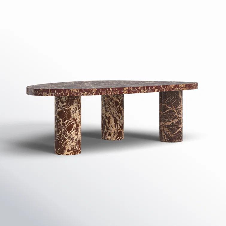 Mariano Coffee Table - Merlot Marble / Large