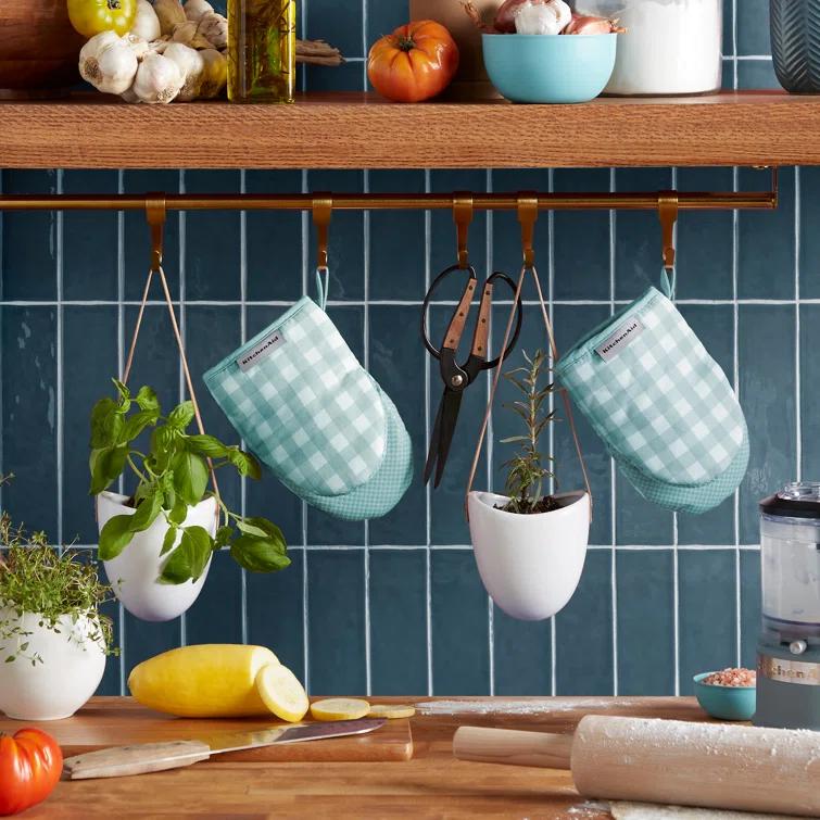 KitchenAid Gingham 2-Piece Oven Mitt (Set of 2)