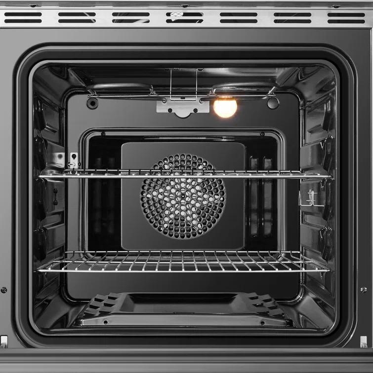 Lanbo Lanbo 24 Inch 2.9 Cu.ft Freestanding Electric Range with Air Fry, Rotisserie and True Convection Oven, Stainless Steel LBERT24RCSAA