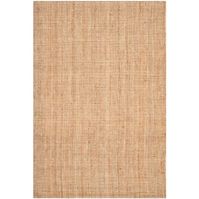 Gracie Oaks Hanne Jute Area Rug for Dining Room Living Room, Natural