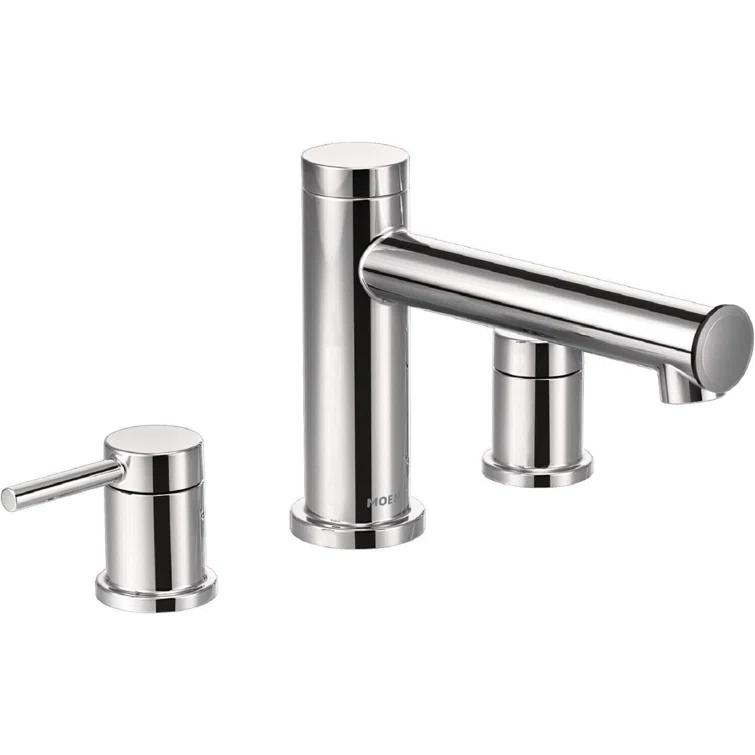 Align Double Handle Deck Mounted Roman Tub Faucet Trim