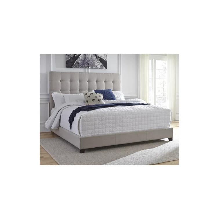 Dolante Tufted Upholstered Low Profile Standard Bed