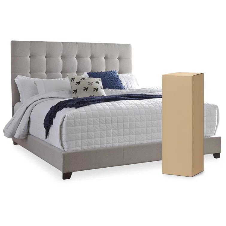 Dolante Tufted Upholstered Low Profile Standard Bed