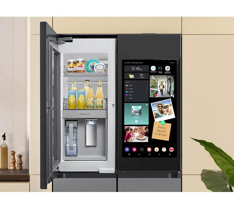 Samsung Bespoke 4-Door Flex Refrigerator 29 cu. ft. in with AI Family Hub+ and AI Vision Inside