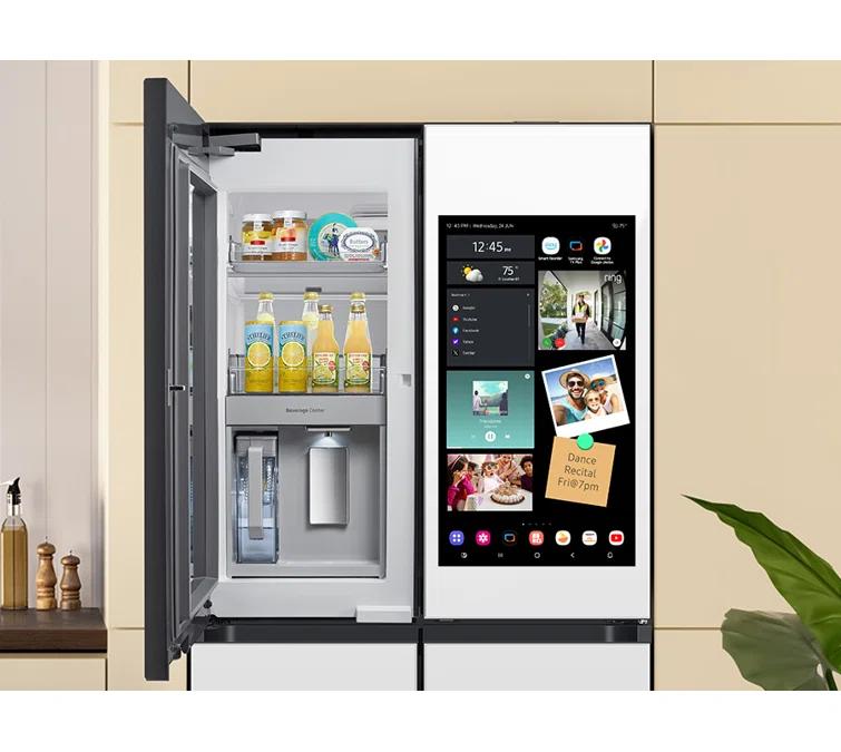 Samsung Bespoke 4-Door Flex Refrigerator 29 cu. ft. in with AI Family Hub+ and AI Vision Inside