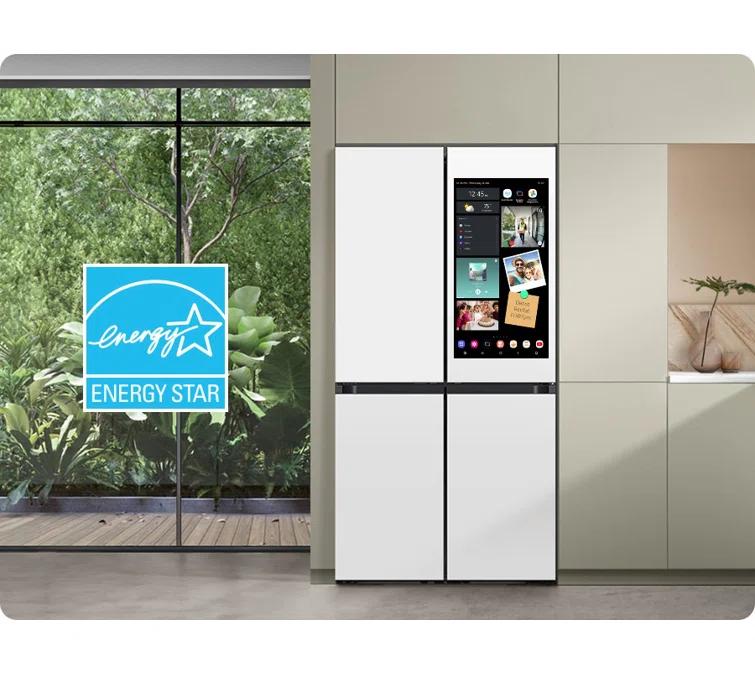 Samsung Bespoke 4-Door Flex Refrigerator 29 cu. ft. in with AI Family Hub+ and AI Vision Inside