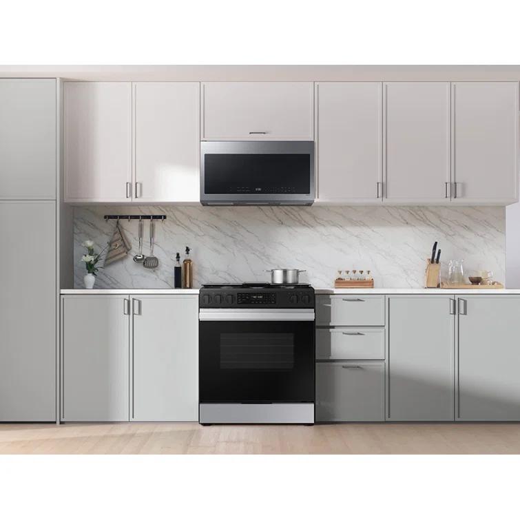 Samsung Bespoke Smart Slide-In Gas Range 6.0 cu. ft. with Air Fry and Precision Knobs