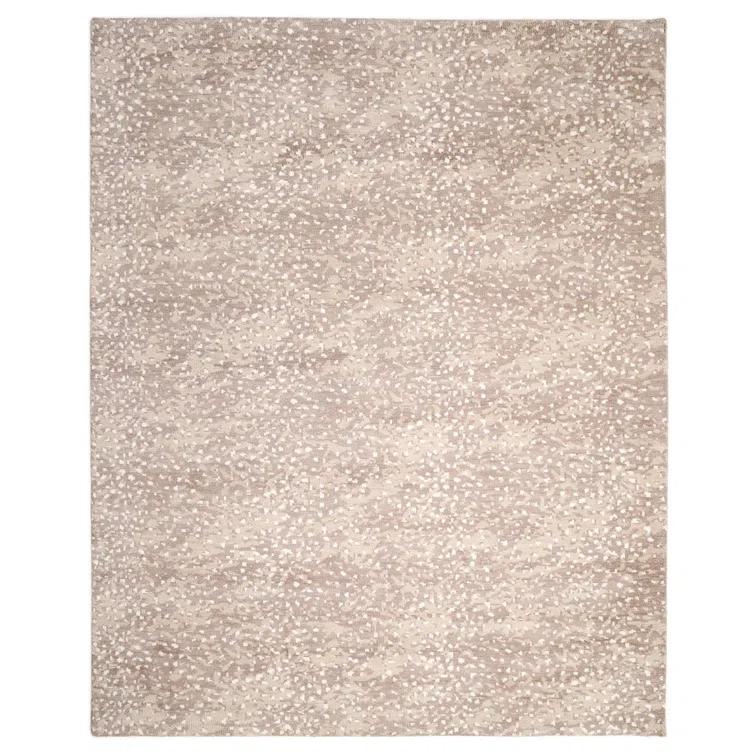 Farah Hand-Knotted Wool Rug - Brown / 8' x 10'