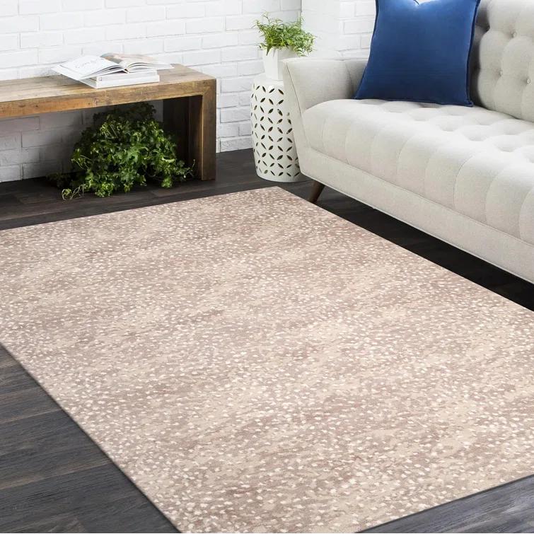 Farah Hand-Knotted Wool Rug - Brown / 8' x 10'